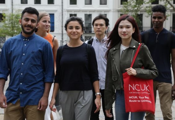 Group of NCUK students