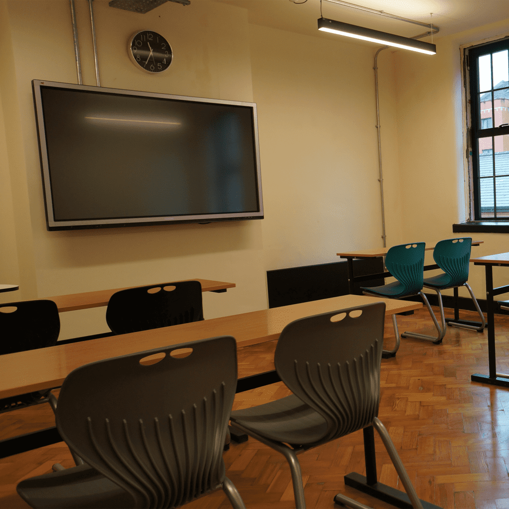 View of classroom in BSC Manchester