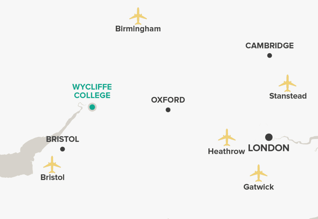 Wycliffe College Map